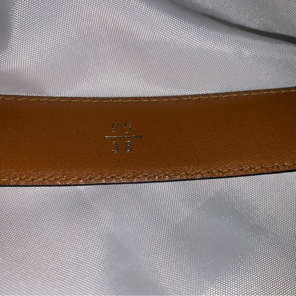 SAINT LAURENT PARIS YSL brown suede BELT 38" - Picture 4 of 11